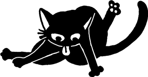Cat Licking Itself