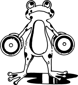 Weightlifting Frog