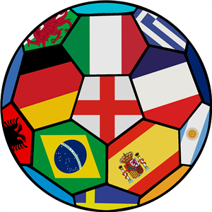 World Cup Flags Football