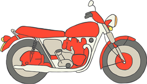 Red Motorbike