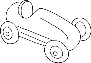 Wooden Race Car