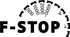 F-STOP Camera Professional Hobby Illustration B&W 