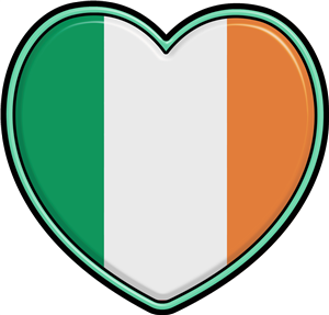 Ireland Flag Heart