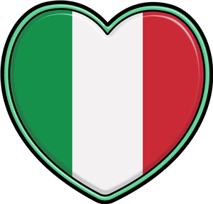 Italy Flag Heart