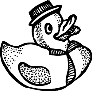 Fancy Rubber Duck