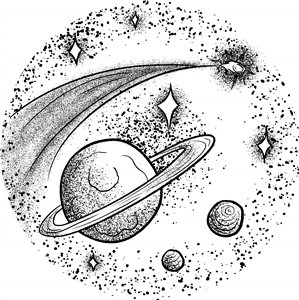 Planets & Meteor Circle