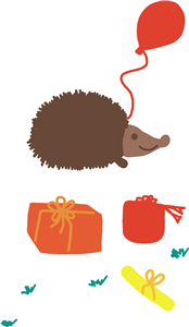 Birthday hedgehog 