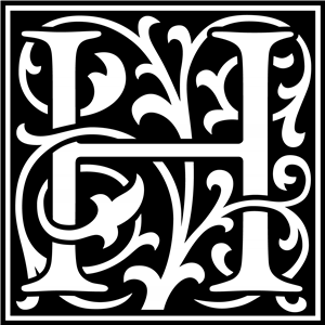 Decorative Letter H