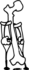 Femur On Crutches