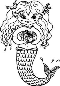 Mermaid With Gift