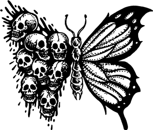 Butterfly Skulls
