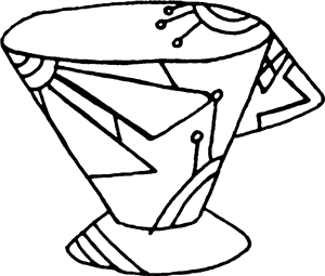 Art Deco Cup