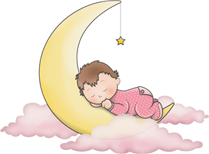 Sleepy Baby Moon Girl