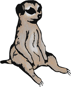 Sitting Meerkat