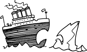 Titanic & Iceberg