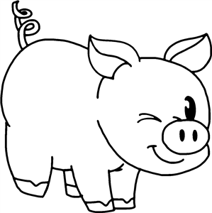 Winking Pig