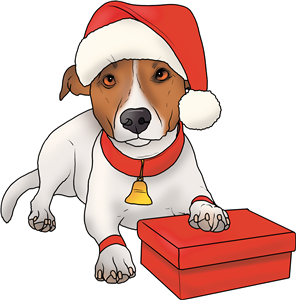 Christmas Jack Russel