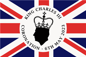 King Charles Coronation Union Jack Flag