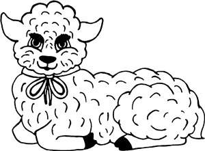 Sitting Sheep