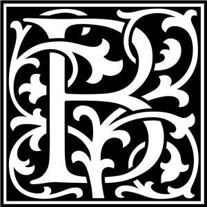 Decorative Letter B
