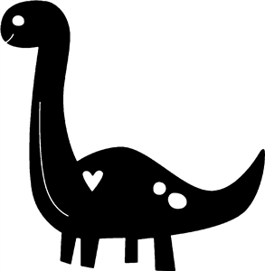 Love Heart Dinosaur