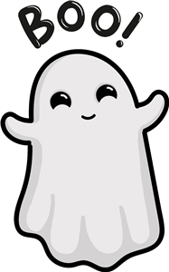 Boo! Halloween Ghost