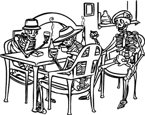 Drinking Skeletons