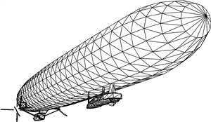 Wire Frame Blimp
