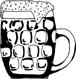 Barrel Glass Beer