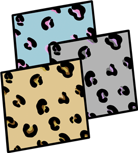 Leopard Print Squares