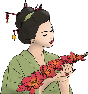 Geisha Holding Orchids