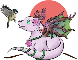 Japanese Tit & Dragon