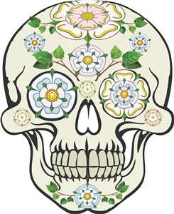 Yorkshire Rose Sugar Skull