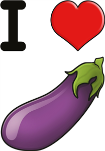 I Love Aubergine