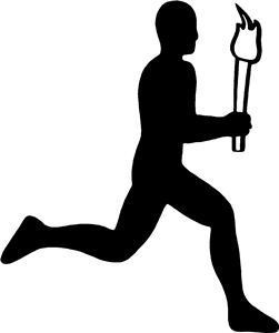 Olympic Torch Runner