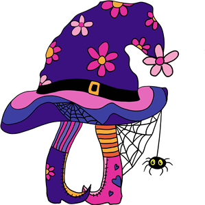 Witchy Hat With Feet