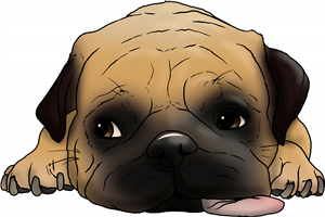 Lazy Pug