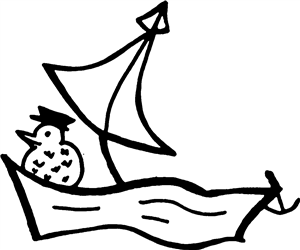 Duck on Boat