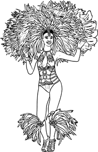 Samba Carnival Woman
