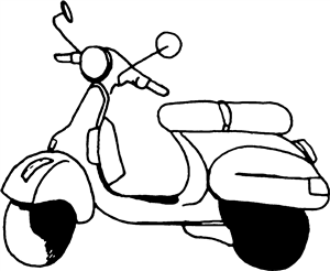 Moped Scooter