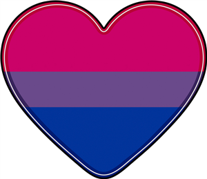 Bisexual Flag Heart