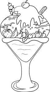 Ice Cream Sundae With Fruit