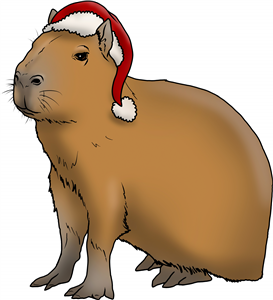 Christmas Capybara