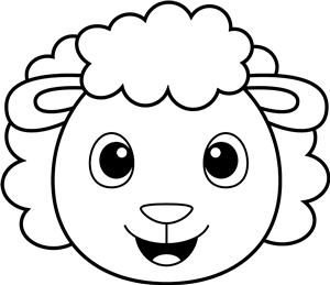 Happy Sheep Face