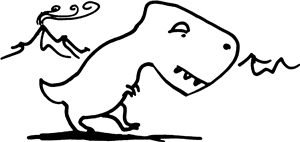 Stylised T-Rex