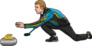 Curling Man