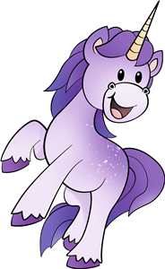 Cute Purple Unicorn