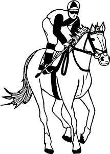 Jockey Riding Horse