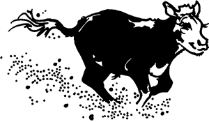 Running Cow
