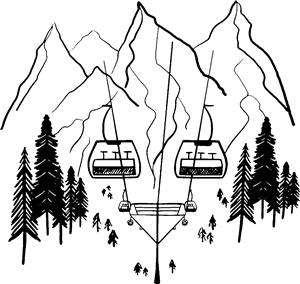 Ski Lift Mountains